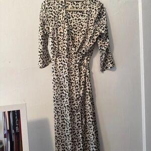 Leopard Print Maxi Dress